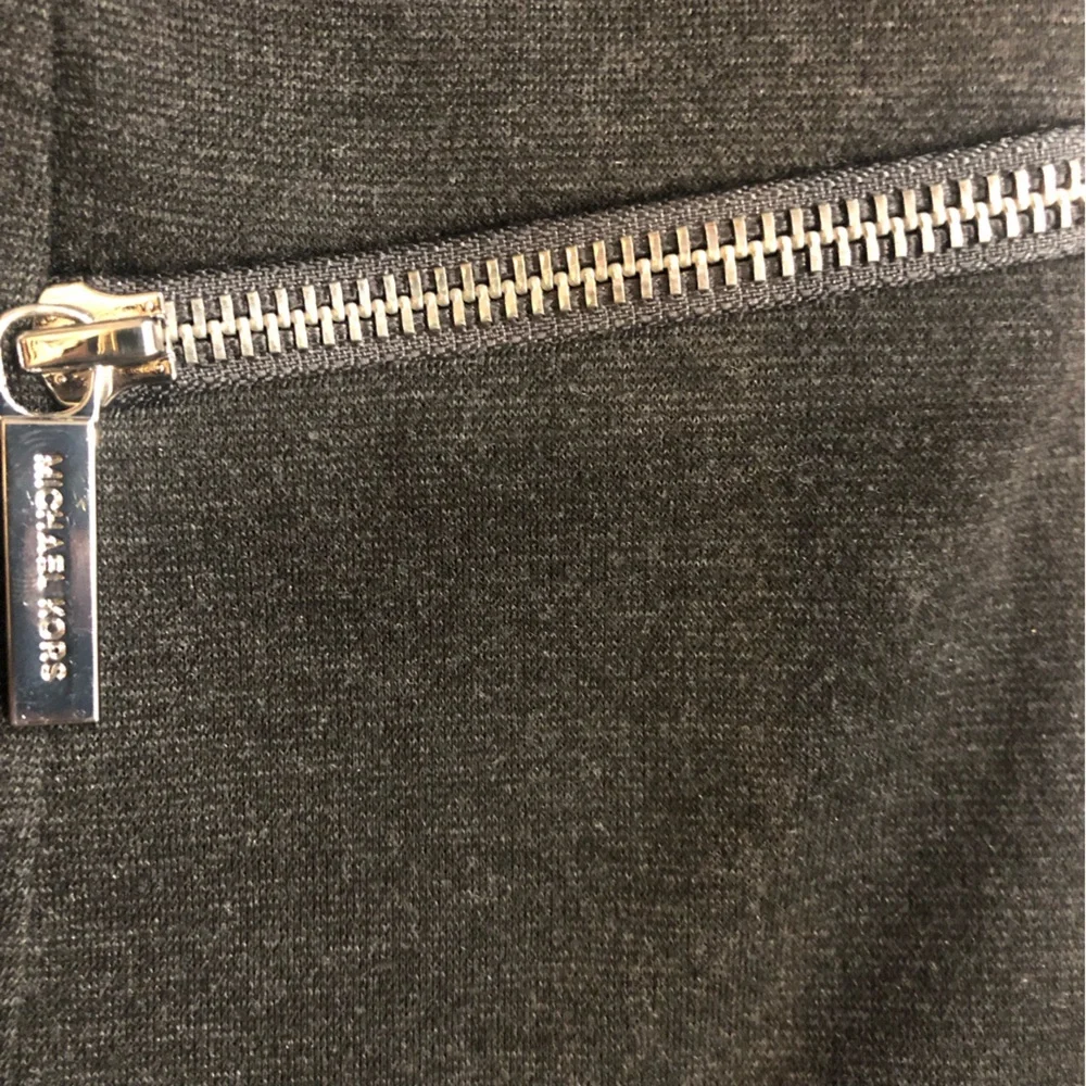 Michael Kors Gray Skirt with Zipper Accents - Picture 4 of 7